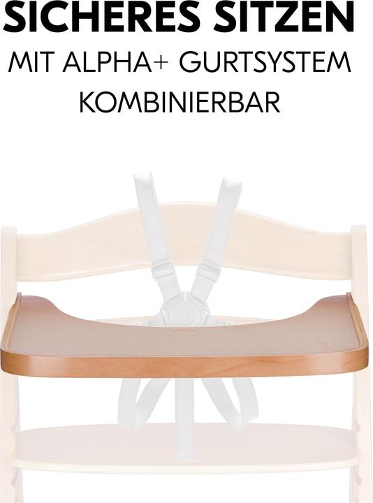 Produktbild Hauck Alpha Wooden Tray Natural