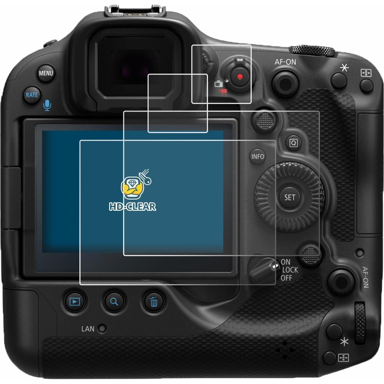 3x Anti Reflet Protection Ecran Verre Pour Canon EOS RP