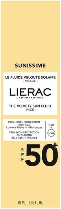 Productafbeelding Lierac Sunissime (Zonnecrème, SPF 50, 40 ml, 76 g)