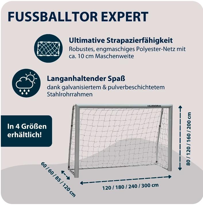 Produktbild Hudora Fussballtor Expert 180