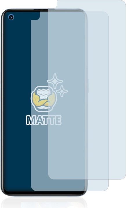 Actual product image BROTECT Anti-glare screen protector matt (2 Piece, Realme GT Neo 2)