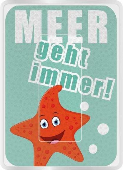 Wedo Brillen-Putztuch PocketCleaner "MEER geht immer!"