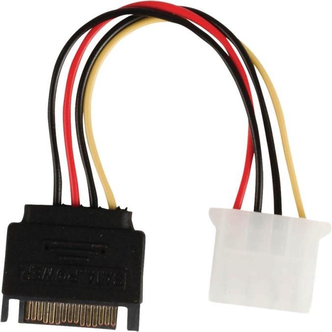 Nedis Cavo di alimentazione interno | SATA 15 pin maschio | Molex femmina | Placcato oro | 0,15 m |