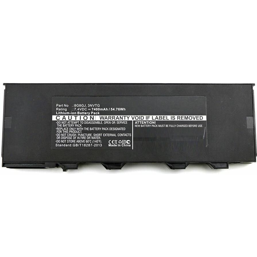 Thumbnail - CoreParts Laptop Battery for Dell (1 Zellen, 7400 mAh), Notebook Akku, Schwarz