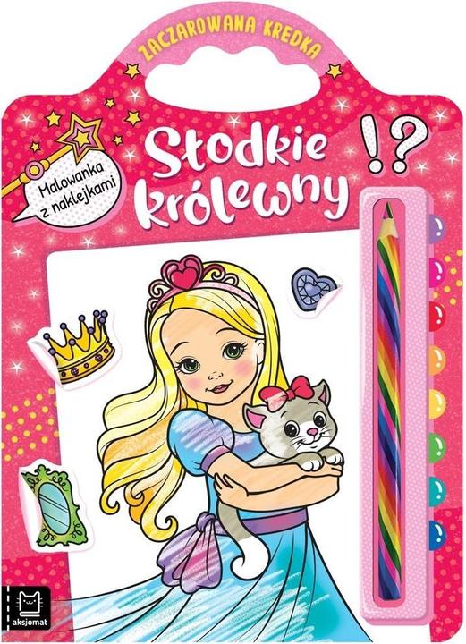 Actual product image Süsse Prinzessinnen. Malseite mit Aufklebern