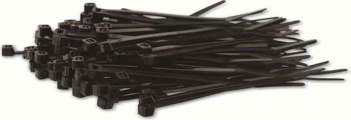 Actual product image KSS Range of cable ties polyamide 6.6, black, 120x4.8, UV-resistant, 100 pcs. (Plastic cable ties, 120 mm, 100 pcs.)