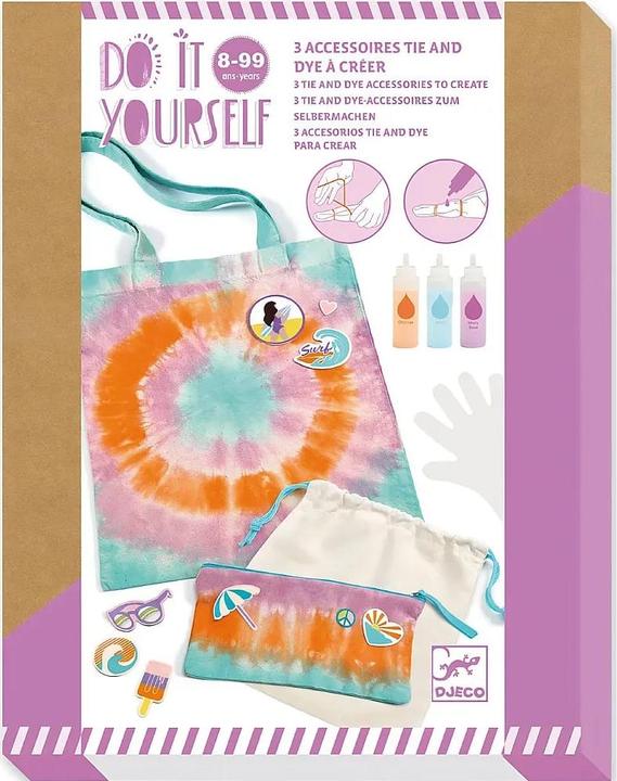Produktbild Djeco DIY - Tie-Dye Accessoires Sunshine