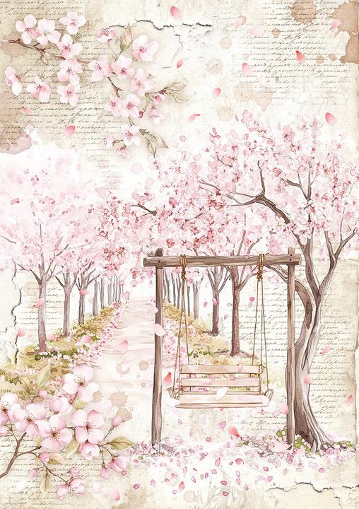 Produktbild Ciao Bella Motiv-Strohseiden Sortiment "Secret Garden", DIN A5, 8er-Set (8 x)