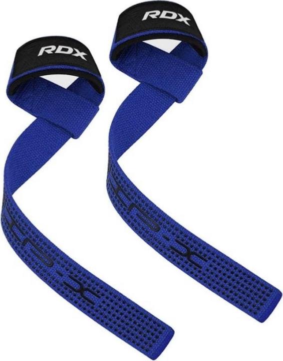 Image du produit Rdx Gym Cotton Gel Strap Blue Plus (Taille unique)