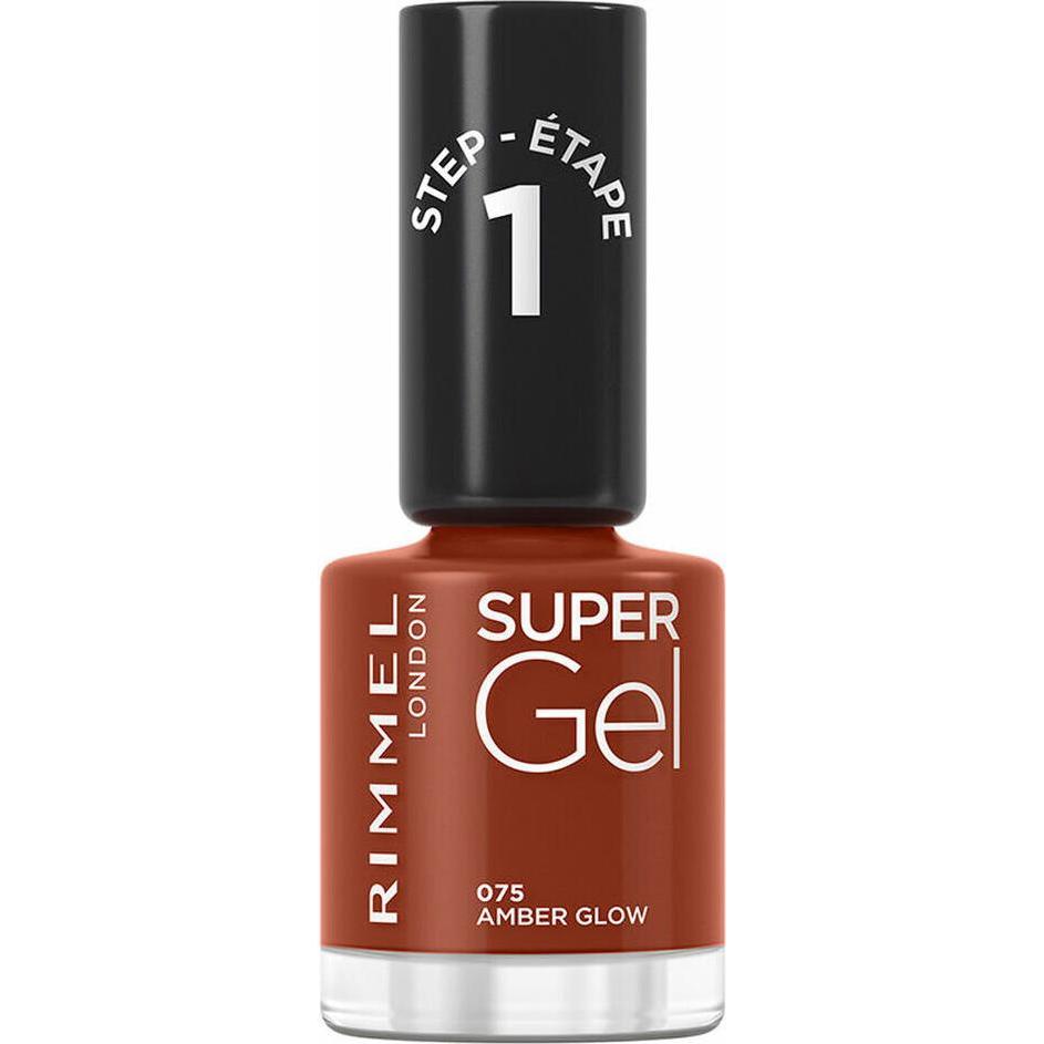 Rimmel London, Nagellak, Super Gel STAP1 (075 Ambergloed, Email, Gel effect nagellak)