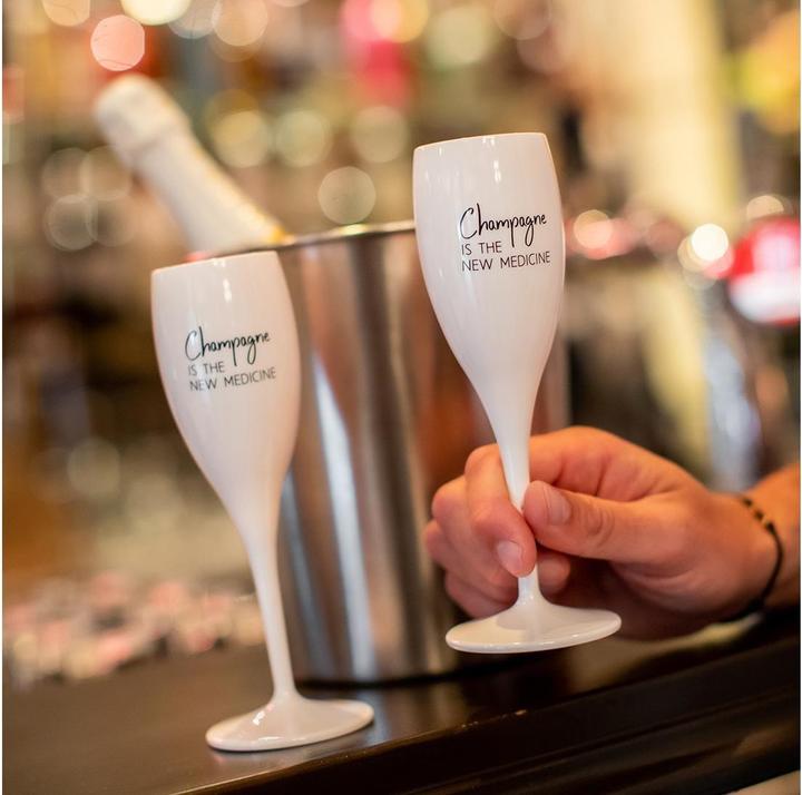 Immagine prodotto Koziol Bicchiere da champagne Superglass Champagne è 100 ml, 1 pezzo, bianco (10 cl, 1 Occhiali, Bicchieri da champagne)