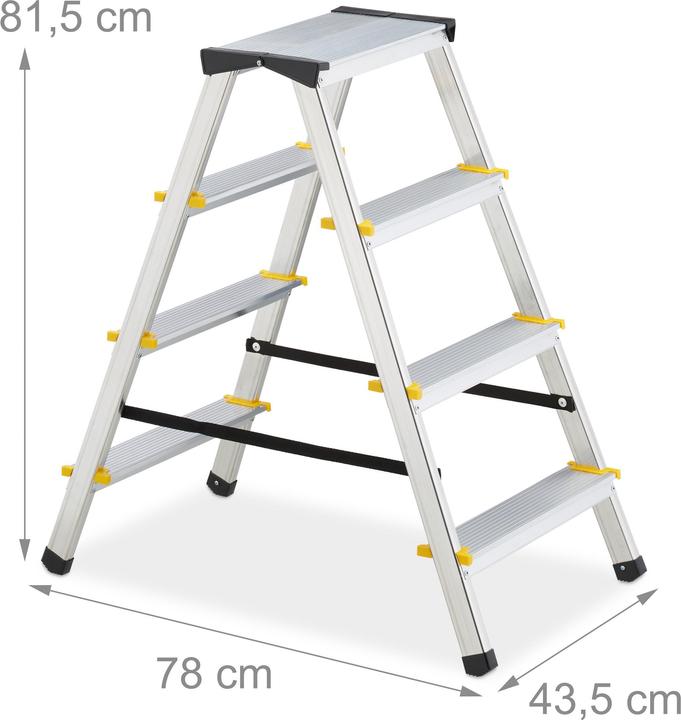 Produktbild Relaxdays Trittleiter (Trittleiter, 78 cm)