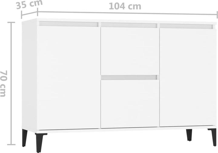 Produktbild vidaXL Sideboard (104 x 35 x 70 cm)