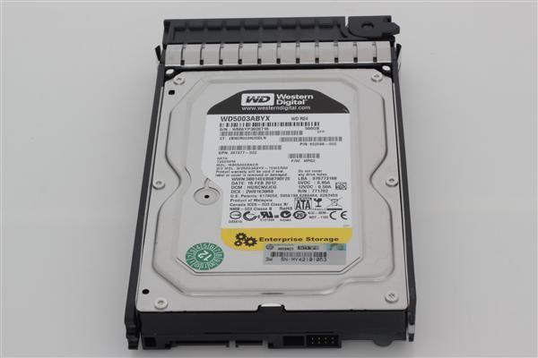 Productafbeelding HPE 500GB 7,2Krpm Hot Plug SATA (0.50 TB, 3.5")