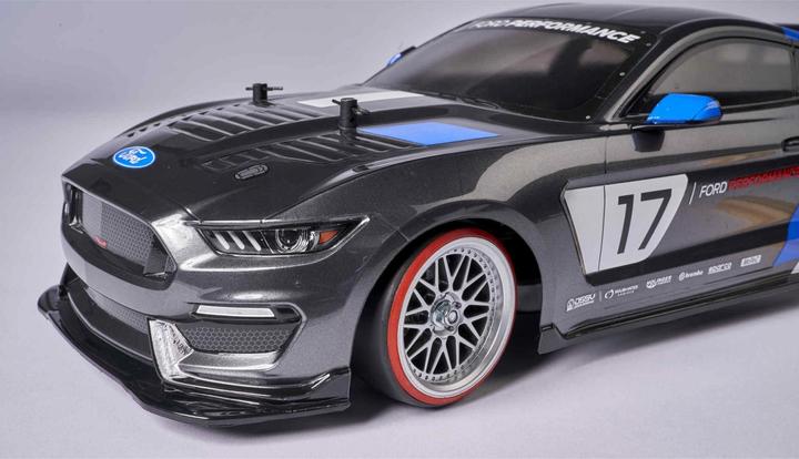 Actual product image Carson Complete wheels 1:10 wheel set drift (4) silver / red