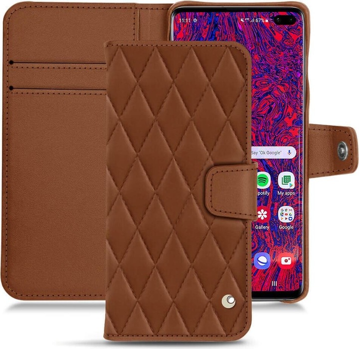 Actual product image Noreve Leather case wallet (Samsung Galaxy S10+)