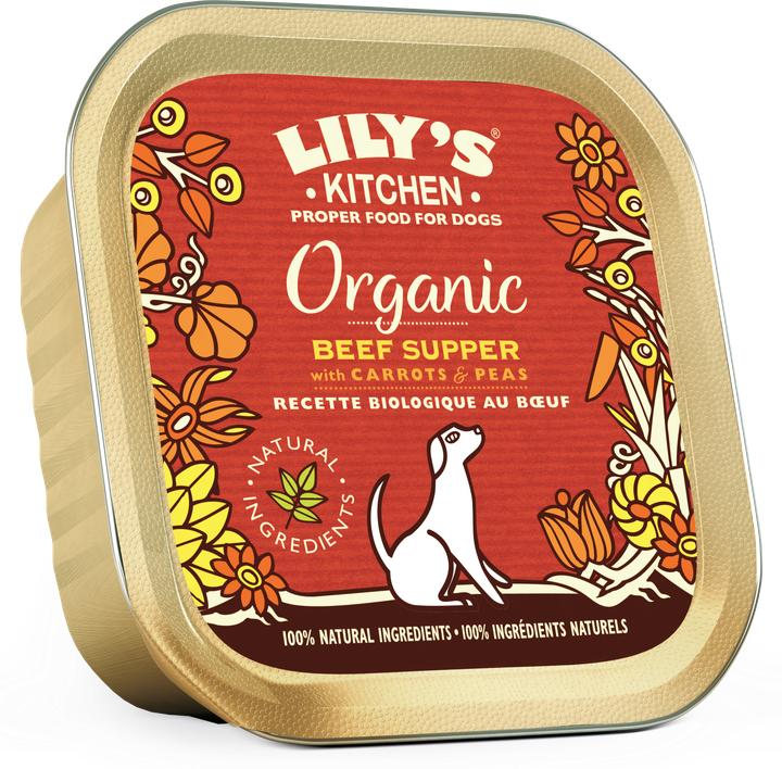 Produktbild Lily's Kitchen Organic Beef Supper (Adult, 1 Stk., 150 g)