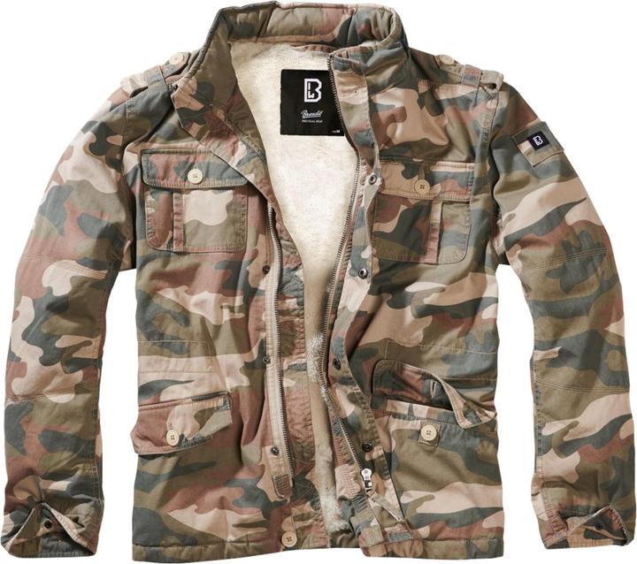 Actual product image Brandit Britannia winter outdoor jacket size S colour light forest (S)