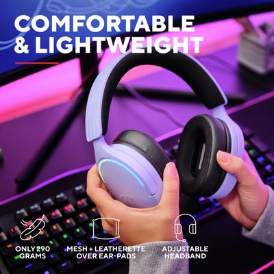 Actual product image Trust GXT490P FAYZO 7.1 USB HEADSET PURPLE (Cable)