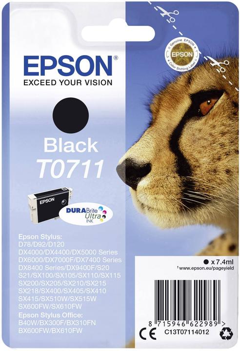 Actual product image Epson T0711 DuraBrite Ultra (FC)