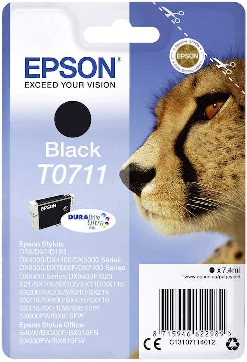 Produktbild Epson T0711 DuraBrite Ultra (BK)