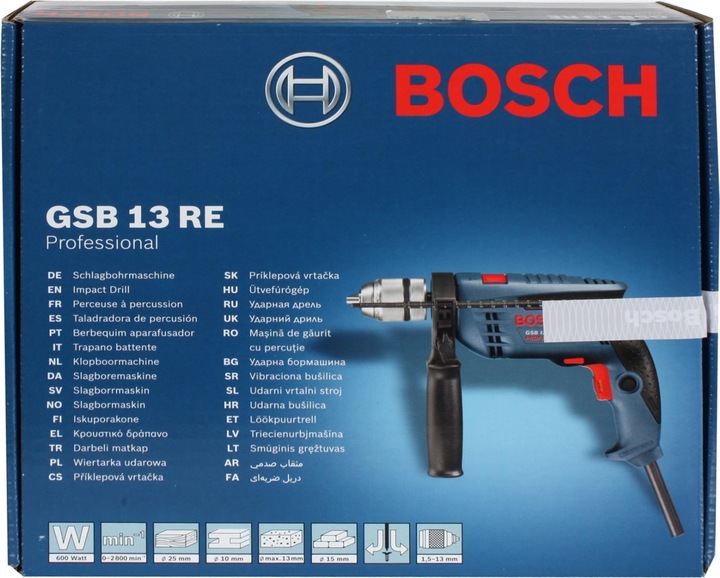Actual product image Bosch Professional Impact drill GSB 13 RE (Electrical connection)