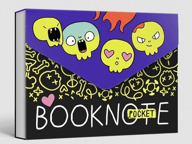 Zombie-Taschennotizbuch, ukrainischer Stil (10 x 7 cm)