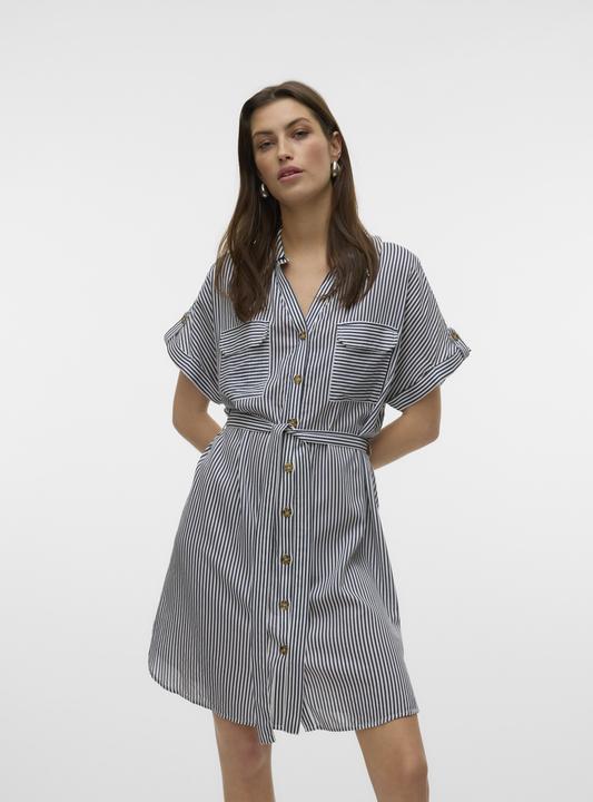 Actual product image Vero Moda Vmbumpy Ss Short Shirt Dress Wvn Ga Noos (XL)