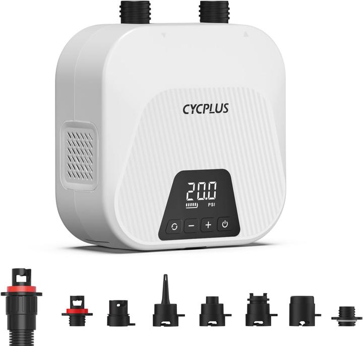 Cycplus Elektrische SUP-Inflationspumpe D14Pro 20 PSI Akku Aufblasen & Ablassen
