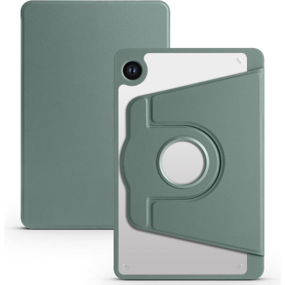 Cover-Discount Galaxy Tab A9+ - 360-Grad Hülle dunkelgrün (Galaxy Tab A9+), Tablet Hülle, Grün