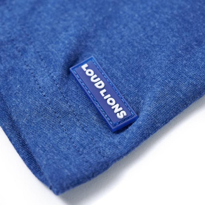 Immagine prodotto vidaXL Maglietta da bambino blu scuro melange 128,Materiale: 80 (128)