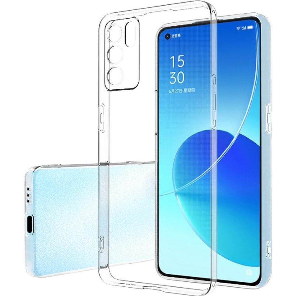 Screenguard Oppo Reno6 5G Flexible TPU Clear Case (Oppo Reno 6 5G), Smartphone Hülle, Transparent