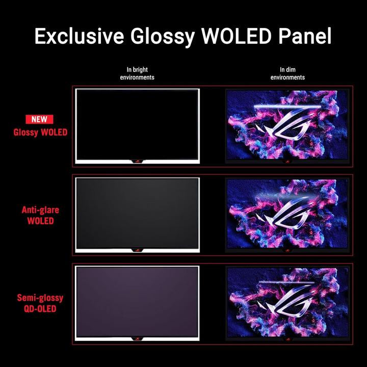 Actual product image ASUS ROG Strix OLED XG27AQDMG (2560 x 1440 pixels, 26.50")