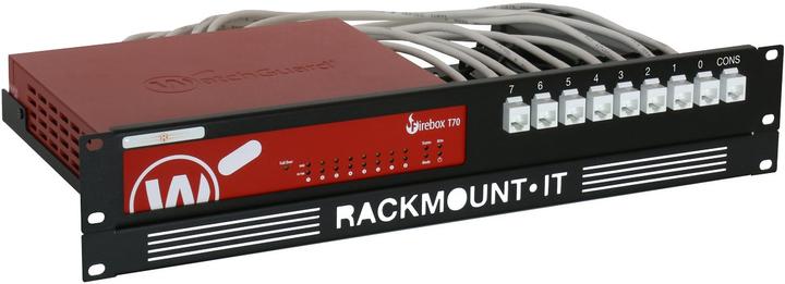 Rackmount.IT 1.3U/2U 9 x RJ-45, f/ WatchGuard Firebox T70