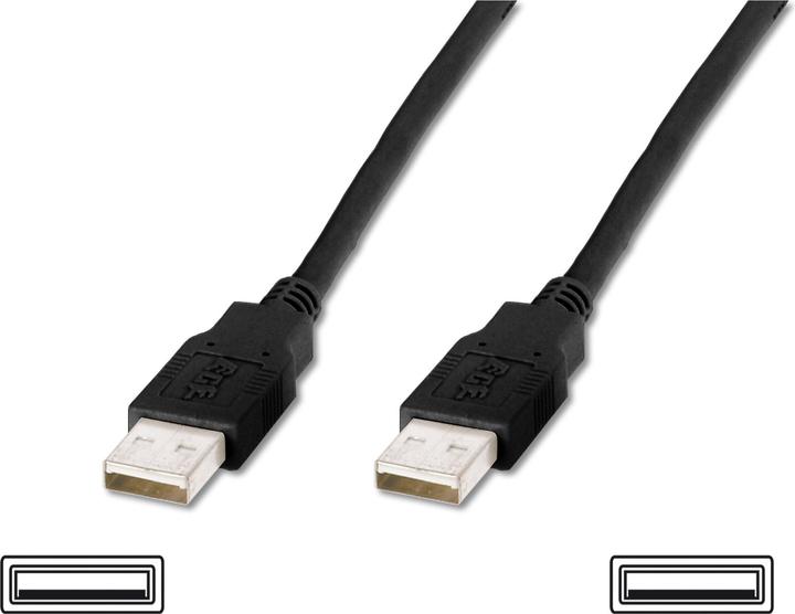Produktbild Digitus USB2.0 Anschlusskabel, 1.8m (1.80 m, USB 2.0)