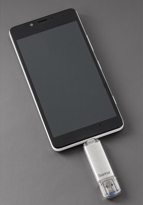 Actual product image Hama C-Laeta (256 GB, USB-A, USB-C)