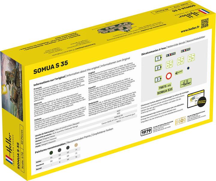 Actual product image Heller STARTER KIT Somua S35