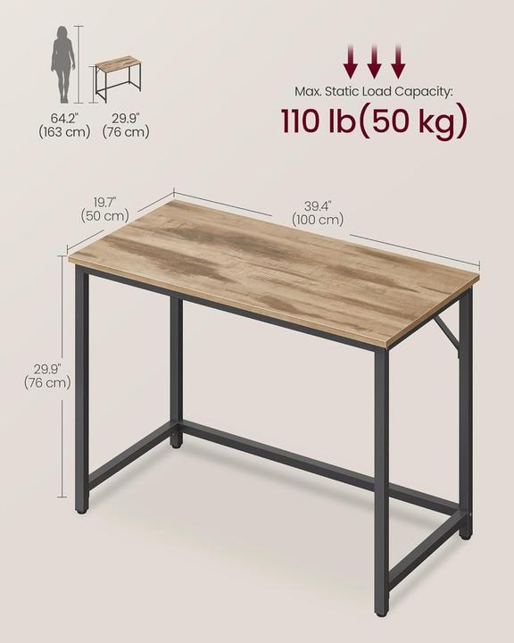 Produktbild Vasagle Wörky (100 x 50 x 76 cm)