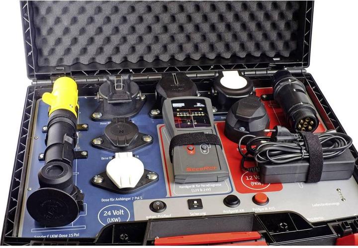 Produktbild SecoRüt Profi Funk Anhängerprüfkoffer 12+24 Volt