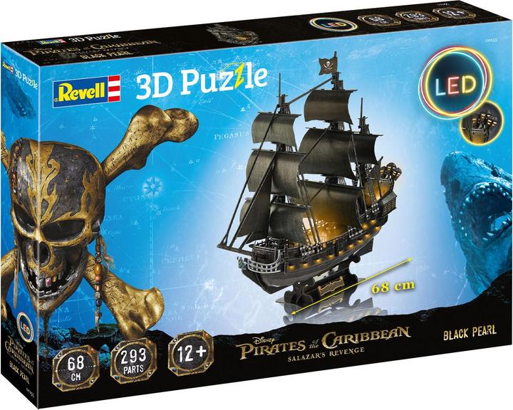 Immagine prodotto Revell 3D Puzzle perla nera LED (293 pezzi)