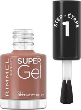 Actual product image Rimmel London Rimmel - Super Gel STEP1 - Gel nail polish 12 ml 094 Meet Me By The Bay - (Meet Me By The Bay, Gel-Effect Nail Polish)