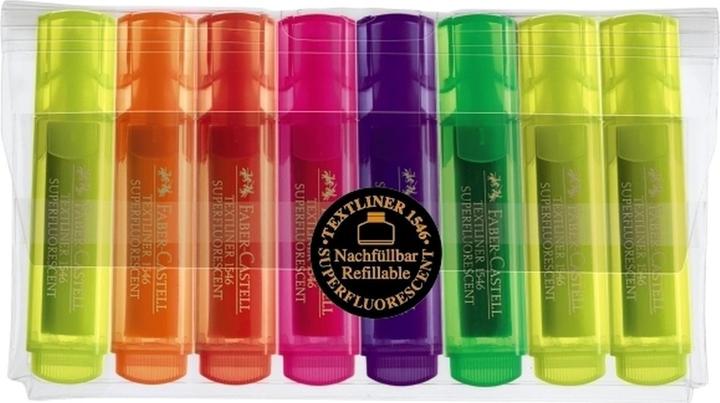 Produktbild Faber-Castell Textliner, 8er Etui fluorescent (8 x)