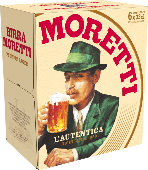 Image du produit Birra Moretti L'Autentica (6 x 33 cl)