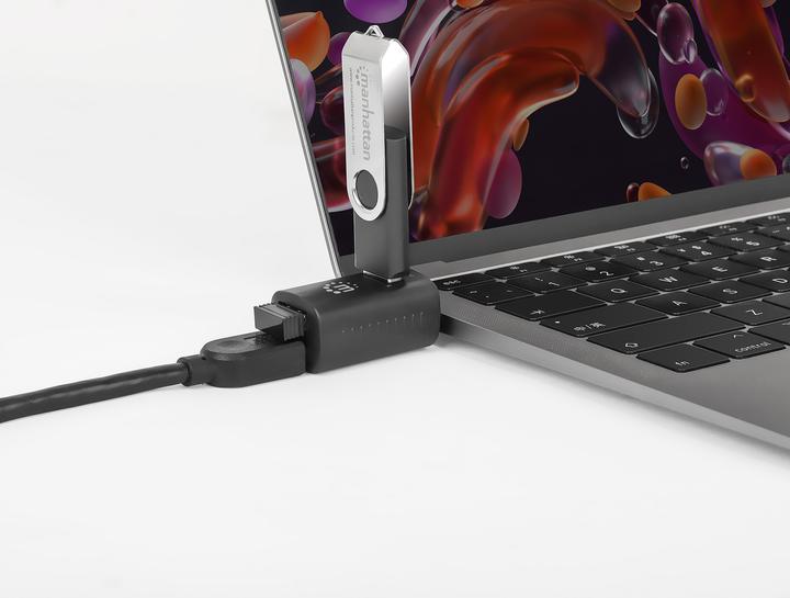 Produktbild Manhattan 3-Port USB 3.0 / 2.0 Typ-C Kombo-Hub (USB-C, 3 Ports)