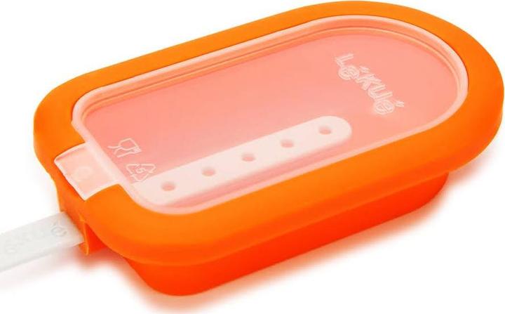 Produktbild Lékué Eis am Stiel, Lolly, stapelbar, orange