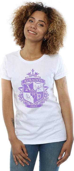 Actual product image Disney Womens/Ladies The Descendants Auradon Prep Crest Cotton T-Shirt (M)
