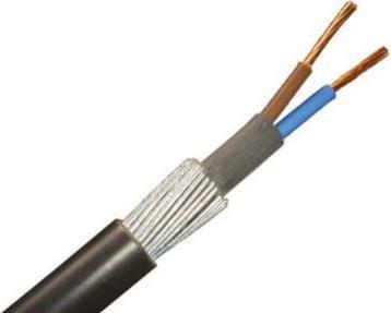 Produktbild RS PRO Bewehrte Kabel, 2-adrig, 1,5 mm², PVC, Schwarz (50 m)