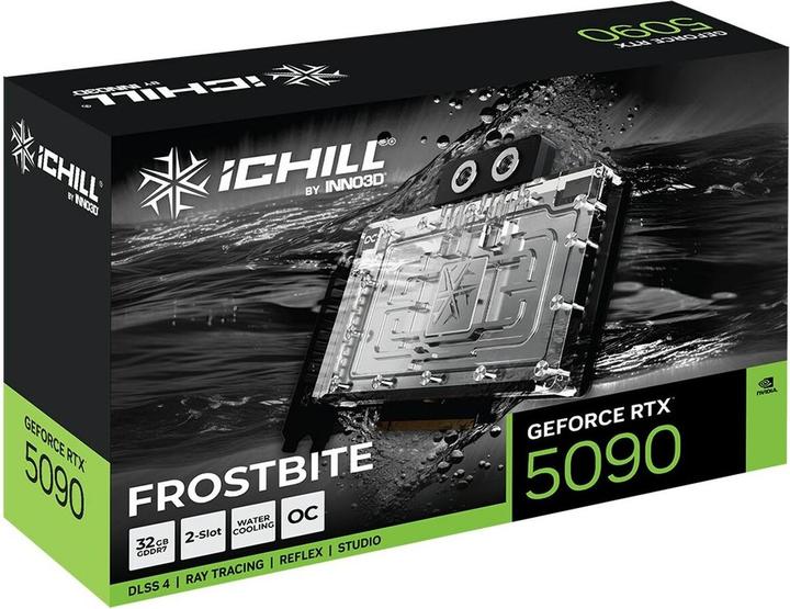 Actual product image Inno3D GeForce RTX 5090 iCHILL Frostbite (32 GB)