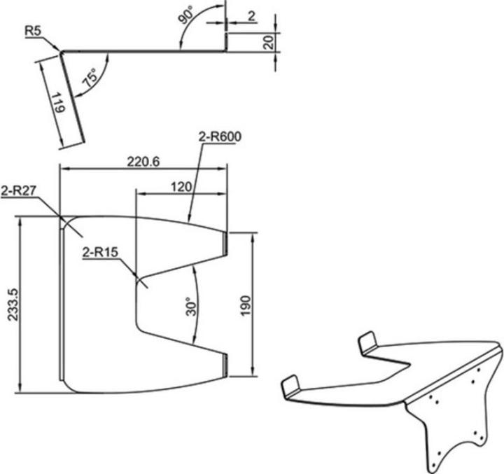 Produktbild Multibrackets Laptophalter