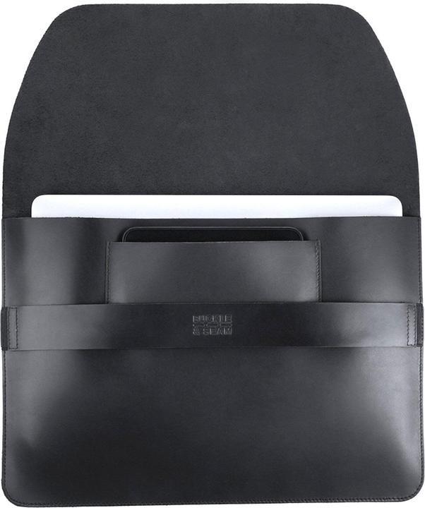 Actual product image Buckle & Seam Leather Laptop Sleeve Terra (15")